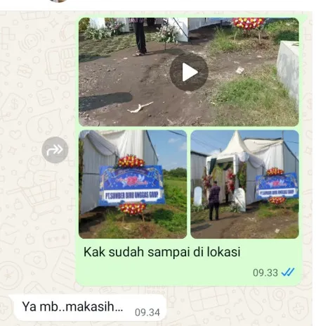 Pengiriman Karangan Bunga Pagenteran Pulosari