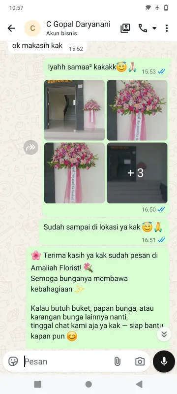 Pengiriman Karangan Bunga Pagenteran Pulosari